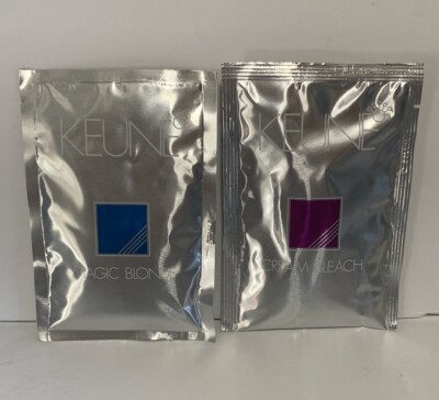 KEUNE DUST FREE CREAM BLEACH OR MAGIC BLONDE  30 gr 1.1 oz Travel Sz  YOU CHOOSE