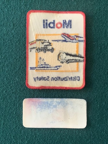 (2) Mobil Patches - Distribution Safety - Gas Oil Lot - Picture 4 of 4