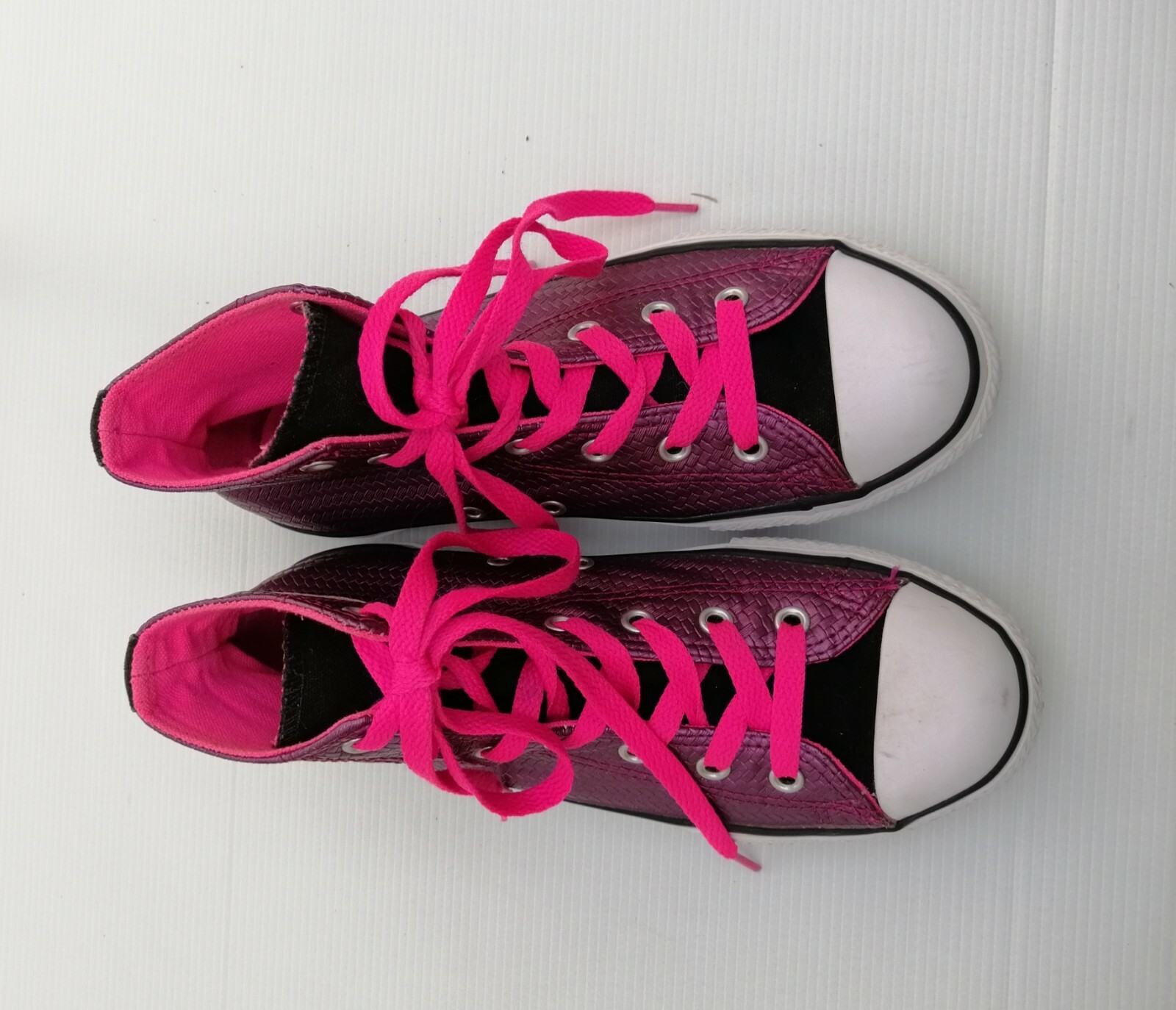 Converse All Star Unisex high Top Size Uk 4 EUR 35.5 US 3.5 Colour  Purple/Pink | eBay