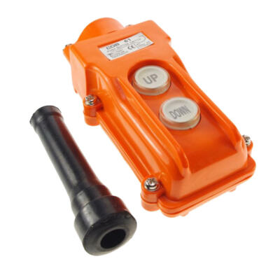 1pc COB61 Hoist Push Button Switch Crane Pendant Control UP Down 2/5A ...