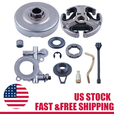 Clutch Drum Sprocket Oil Pump Service Kit For Husqvarna 371 372 362 365 Chainsaw