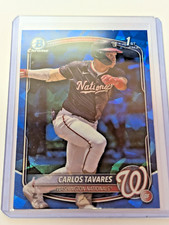 Carlos Tavares 1st Bowman 2025 Bowman Sapphire Edition Base Card Nationals