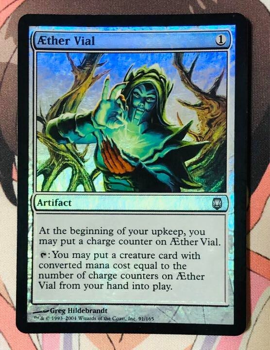 MTG Aether Vial - Darksteel - Foil Uncommon - ENG - LP