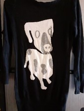 Longpulli mit süssen Hundemotiv auf der Vorderseite, Anģora, Wolle Von C.M.P.55