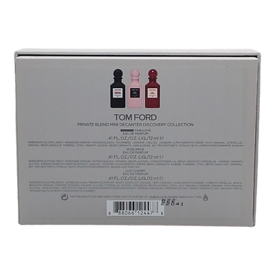 Tom Ford Decanter Collection Set 3 x 12ml each Fabulous Rose Prick