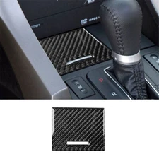 For Acura TSX 2009-2014 Carbon Fiber Car Interior Console Storage Box Frame Trim