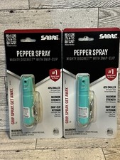  2 Sabre Mighty Discreet Mini Personal/Self Protection Pepper Spray - MD-MT-02