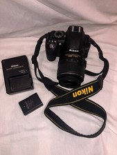 Nikon D3100 SLR Digital Camera w/VR AFS Nikkor DX 18-55mm Lens, battery, charger