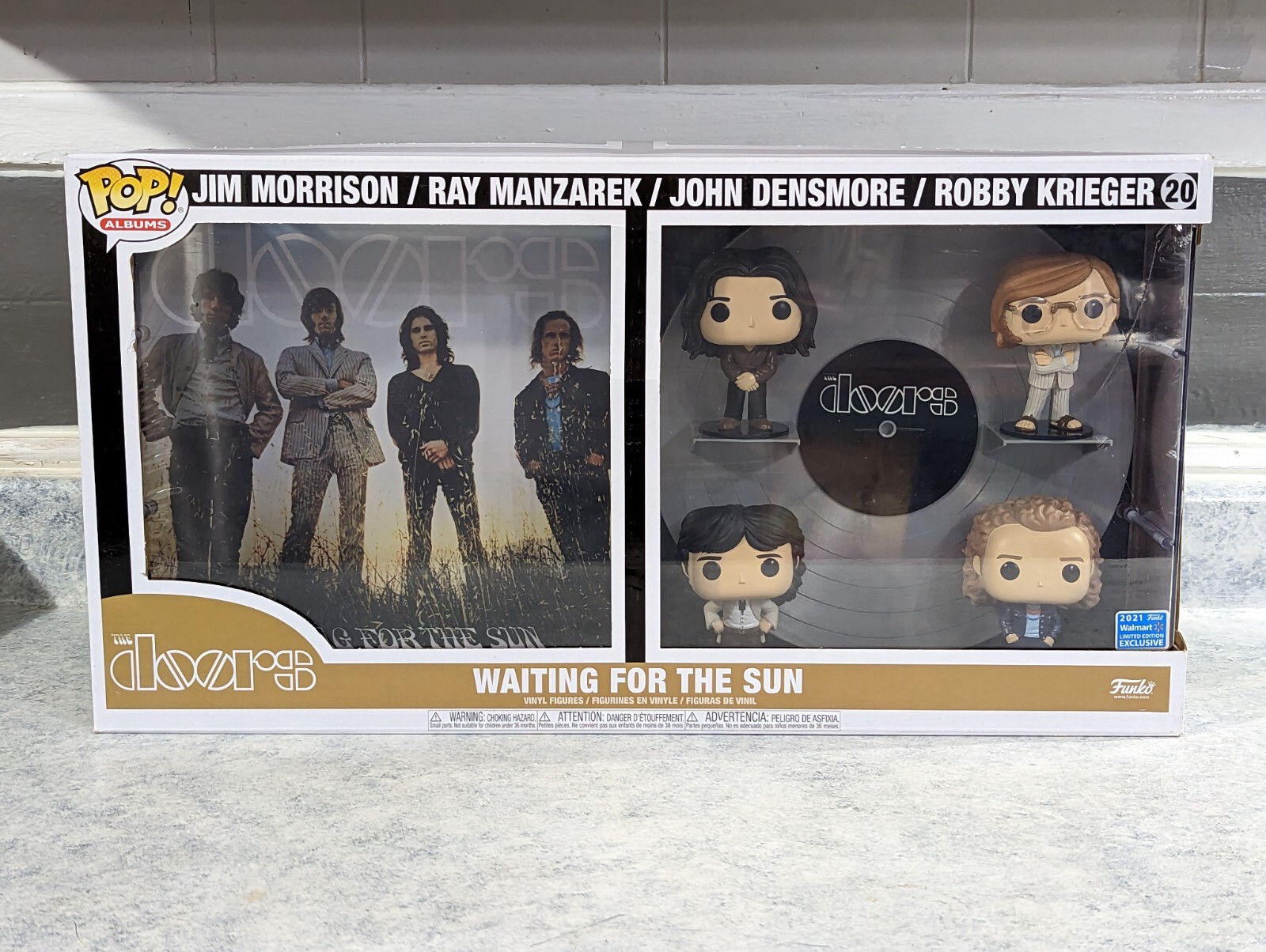 Nuevo Funko Pop Álbumes #20 The Doors Esperando The Sun Conjunto De Figuras De Vinilo De Lujo