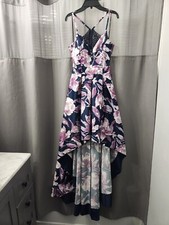 Beautiful Hi-Lo Floral Print Prom Dress NWT sz 9