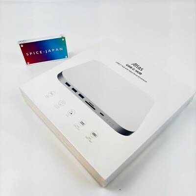 Mac mini docking station ( 8in1 TypeC hub ) space gray / M.2 + 2.5'' SATA connect