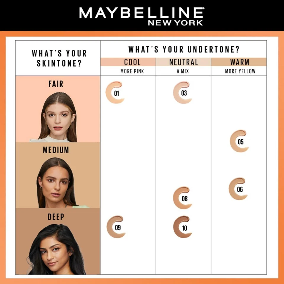 Tinte fresco Maybelline New York Fit Me con FPS 50 y vitamina C (30 ml) - Elige Foto 2 de 4