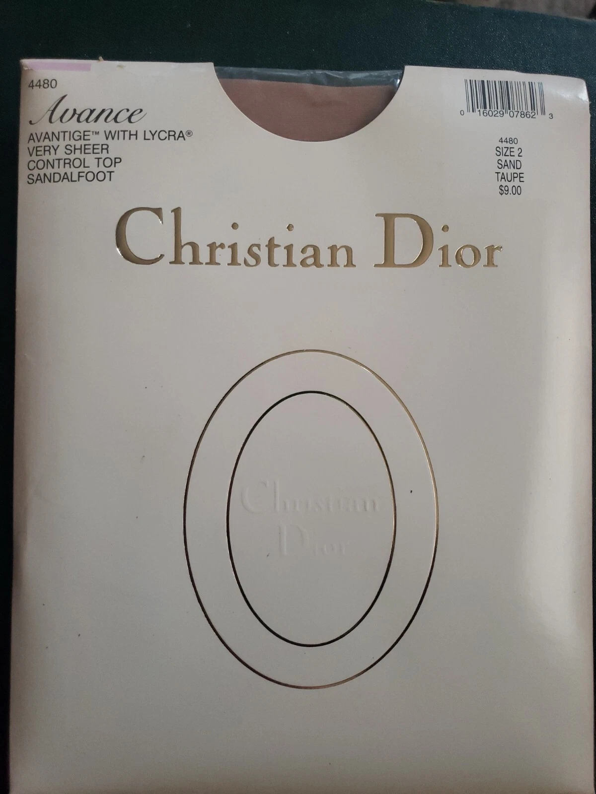 CHRISTIAN DIOR 4480 AVANCE TRÈS TRANSPARENT CONTROL TOP CULOTTE PIED SANDAL