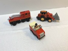 Thomas Wooden Railway Lot 3 - Sodor Fire Train Dept Truck, Jack, Talking Winston