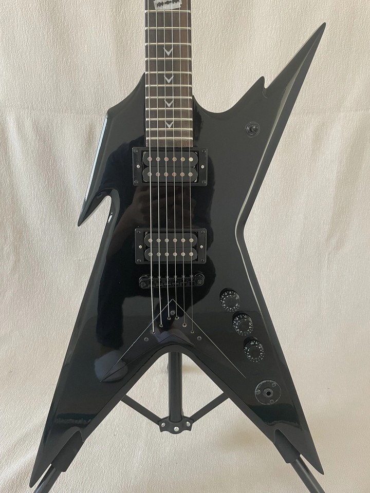 High End Factory Custom Dean Razorback Dimebag Classic Black Electric ...