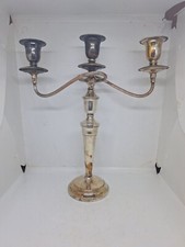 Vintage Pinder Bros Silver Plated Candlabra.  Tall 14 Inch Tall