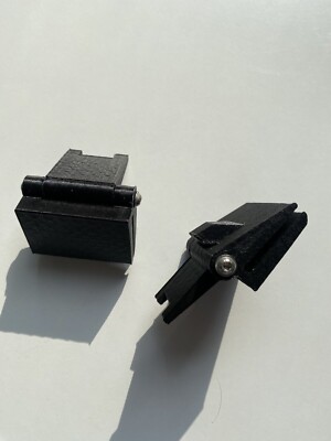 2x YAMAHA P-350, P450 Turntable Hinge Scharnier Charniére Bisagra Coperchio Capa