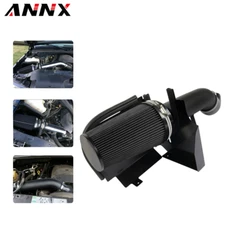 Black Cold Air Intake+Heat Shield Kit For 99-06 GMC/Chevy V8 4.8L/5.3L/6.0L