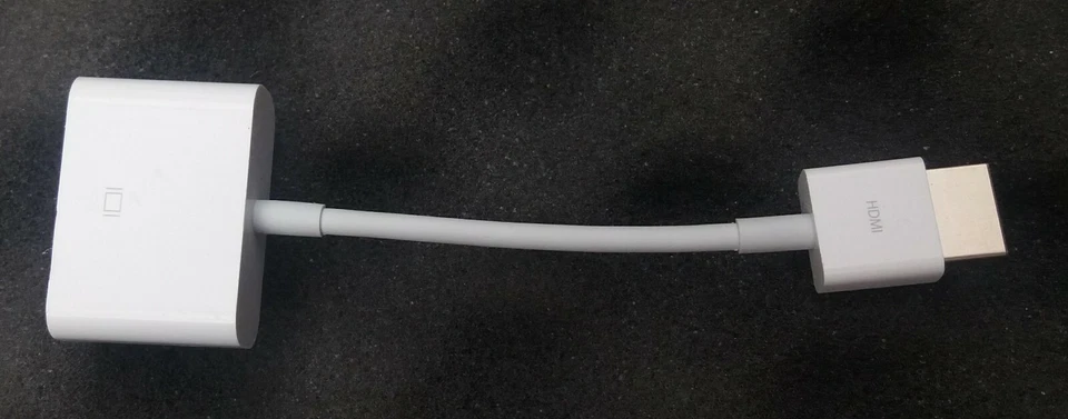 Apple HDMI (male) to DVI D (female) Adapter- Works for PC Too!!!    Only $8. - Image 2 of 4