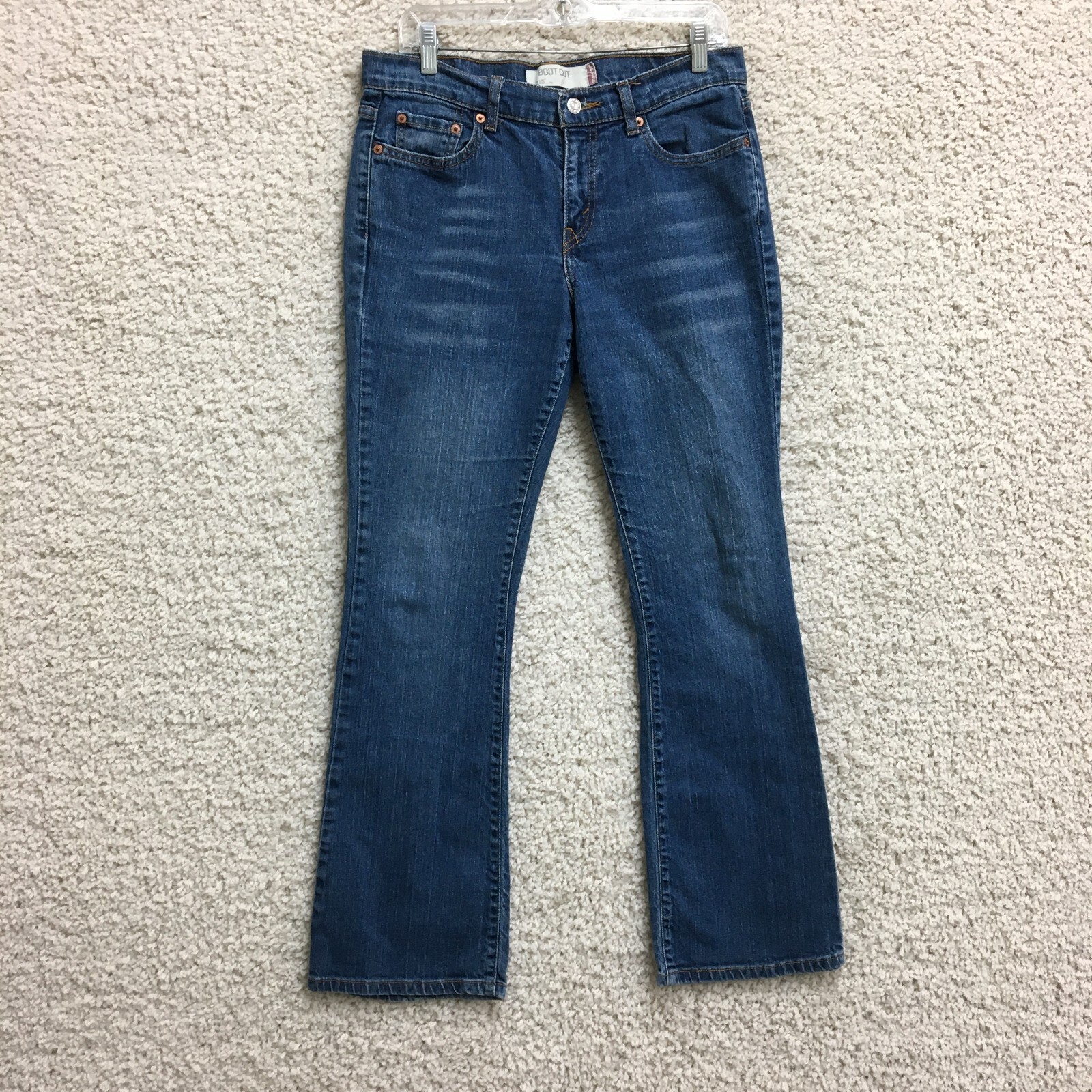 Levis 515 Jeans Women 10 Blue Denim Boot Cut Stretch Mid Rise Medium Wash Casual
