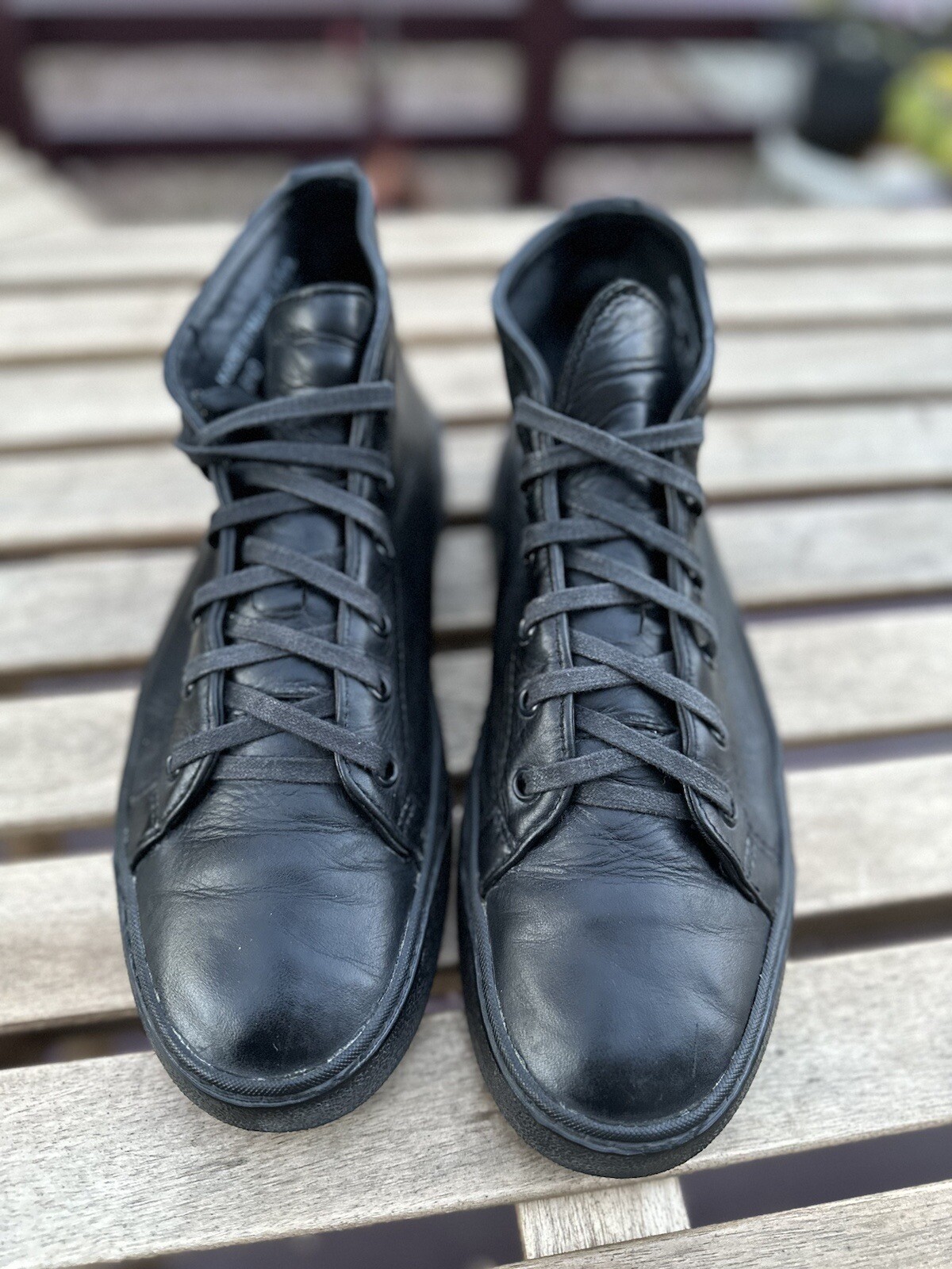 Rancourt Mid Court Classic Sneaker in Black sz 8.5 Co… - Gem