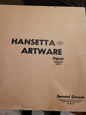 HANSETTA ARTWARE Co NY 4 TUMBLERS HAND PAINTED ASST FLOWERS FROSTED GLASSES