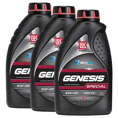 Motoröl Lukoil Genesis Special C3 56310561 5W-40 3 X 1 Liter für Audi BMW Fiat