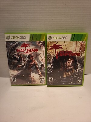 Xbox 360, Dead Island + Dead Island Riptide, Bundle. Tested, Complete (CIB)