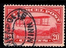 1913 US Scott #Q8 Parcel Post Postage 20 cent stamp used