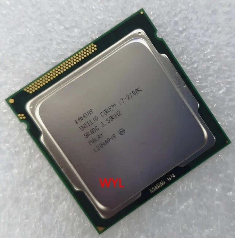 Procesador Intel Core i7-2700K de escritorio CM8062301124100 LGA1155 desbloqueado buen trabajo Foto 3 de 4