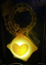 Disney Wish Movie Asha Star Heart Light Up Necklace Glow In Dark Brand New