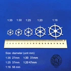 Modern Steering Wheel Nautical Wheel RC Model Ship Fittings Multi Size Available