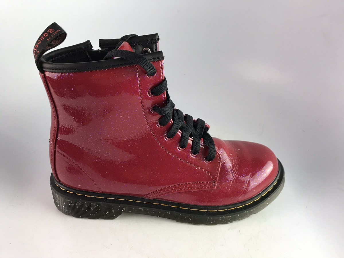 Patent Leather Red Dr Martens Toddler Dr Martens Brooklee Red
