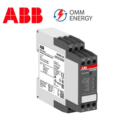 ABB CM-MSS.33S Therm. motor protec. relay 2c/o, 110-130VAC/220-240VAC