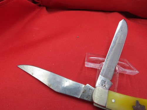 MOORE MAKER MATADOR TEXAS YELLOW BONE #5202TX - TEXAS TRAPPER - 4-1/8" - Picture 8 of 9