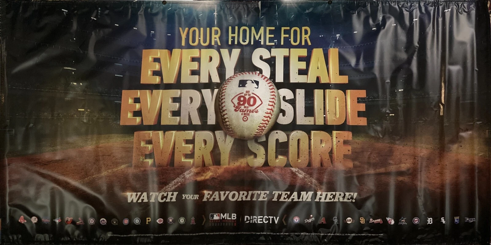 DirecTV Baseball Banner