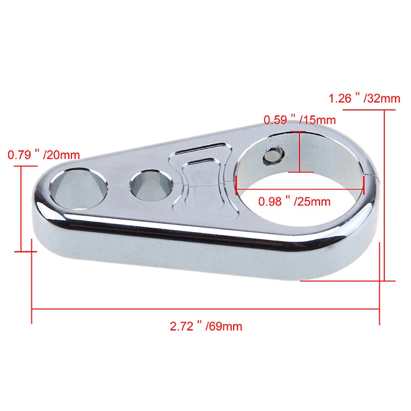 Cable embrague palanca manillar motocicleta 1" abrazadera freno cable ajuste universal Honda Foto 2 de 4