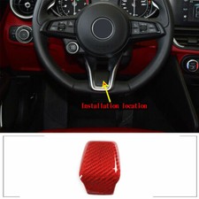 Coprivolante in vera fibra di carbonio adatto per Alfa Romeo Giulia/Stelvio