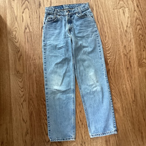 Vintage 80s Levi’s 550 Orange Tab Relaxed Fit Denim Jeans 12 R 26 Y2K Retro - Picture 2 of 6