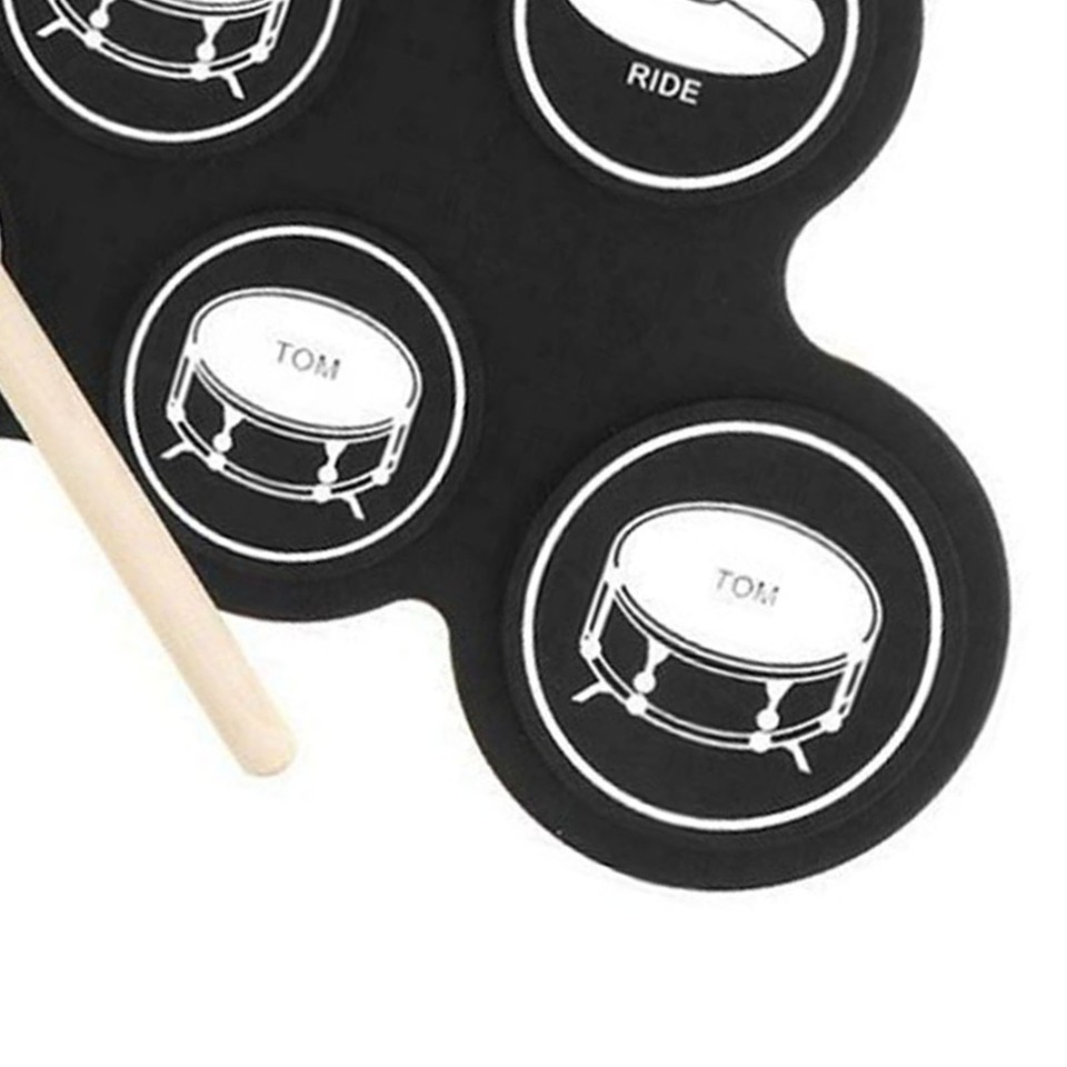 Electronic Drum Set 7 Pads 5 Tunings 8 Demonstration Songs 3 Rhythms