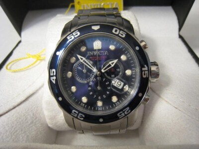 Invicta(インビクタ) 腕時計 並行輸入品　Invicta Men's 0070 Pro Diver Collection Analog Chinese Quartz Chronograph Silver Stainless Steel Invicta Pro Diver Signature Collection Men's Stainless Steel Watch