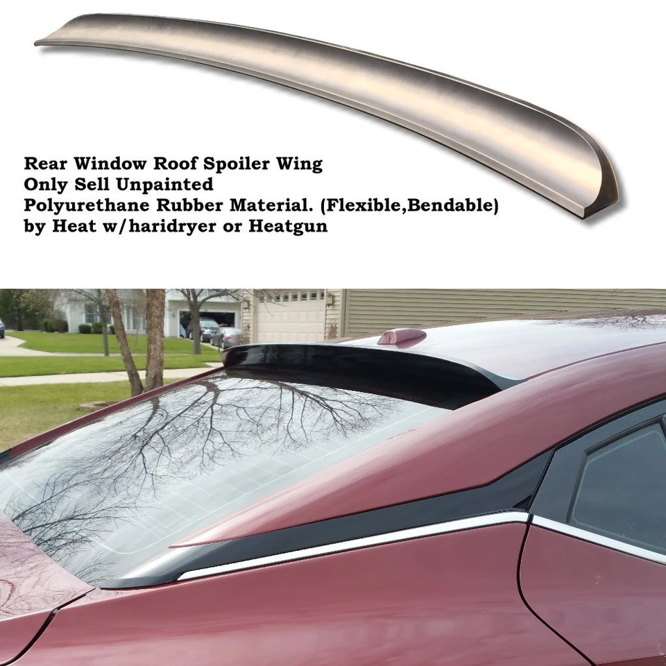 TaVbe 380G Rear Window Roof Spoiler Wing Fits 1997~2003 BMW 5-series E39 Sedan - Image 4 of 4