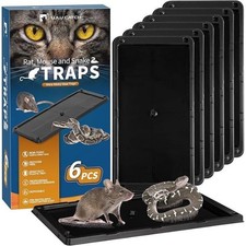Mouse Glue Traps 6 Packs Large Glue Traps for Mice and Rats Indoor Sticky Traps