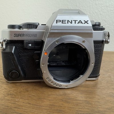 Pentax Super Program 35mm Film Camera Body For Parts and Repair
