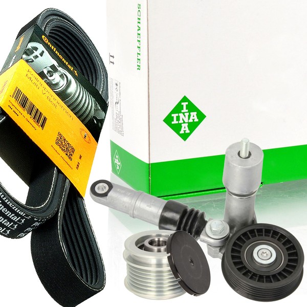 Contitech 5PK1432 Keilrippenriemen-Satz + Freilauf FüR Bora Golf IV 1.9 VW Audi-image