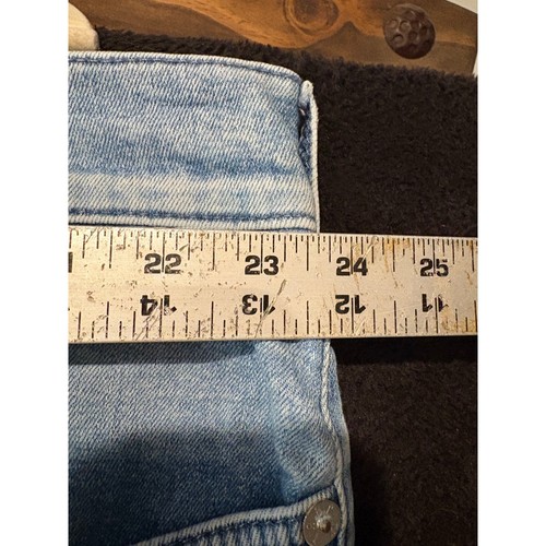 True Religion Moto Biker Jeans Distressed Light Wash Denim Men's Size 42x34 - Picture 2 of 11