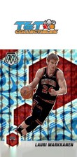 Lauri Markkanen 2020-21 Panini Mosaic Mosaic Reactive Blue #4 Chicago Bulls 69