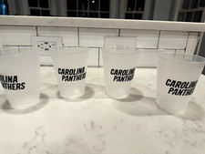 NFL Carolina Panthers Stadium 16 oz Plastic Beverage Cup Set of 4