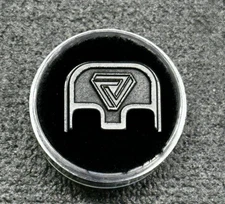 Glock Back Plate Custom Engraved Never Ending Triangle Cerakote Aluminum