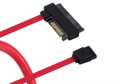 SFF-8482 SAS 29 Pin to 7 Pin SATA Hard Disk Raid Cable w/ 15 Pin SATA Power Port